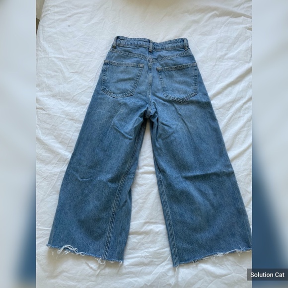 Topshop Moto Wide-Leg Jeans - Size 25 - Picture 2 of 2